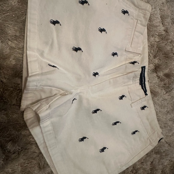Ralph Lauren Women's Pony Shorts in White - Picture 5 of 5
